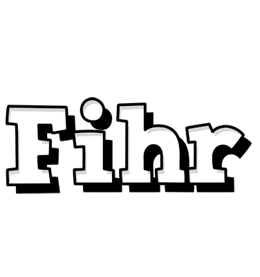 Fihr snowing logo