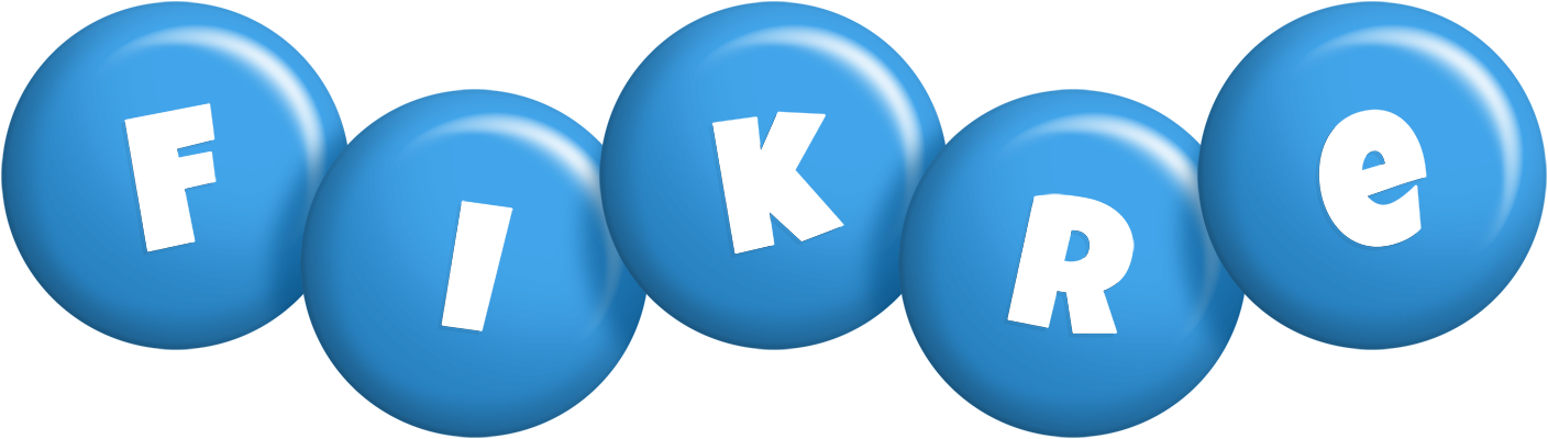 Fikre candy-blue logo