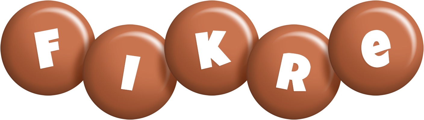 Fikre candy-brown logo