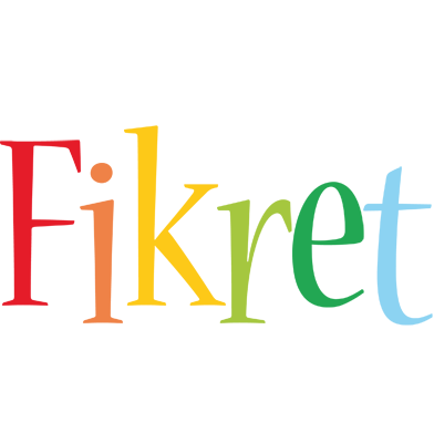 Fikret birthday logo
