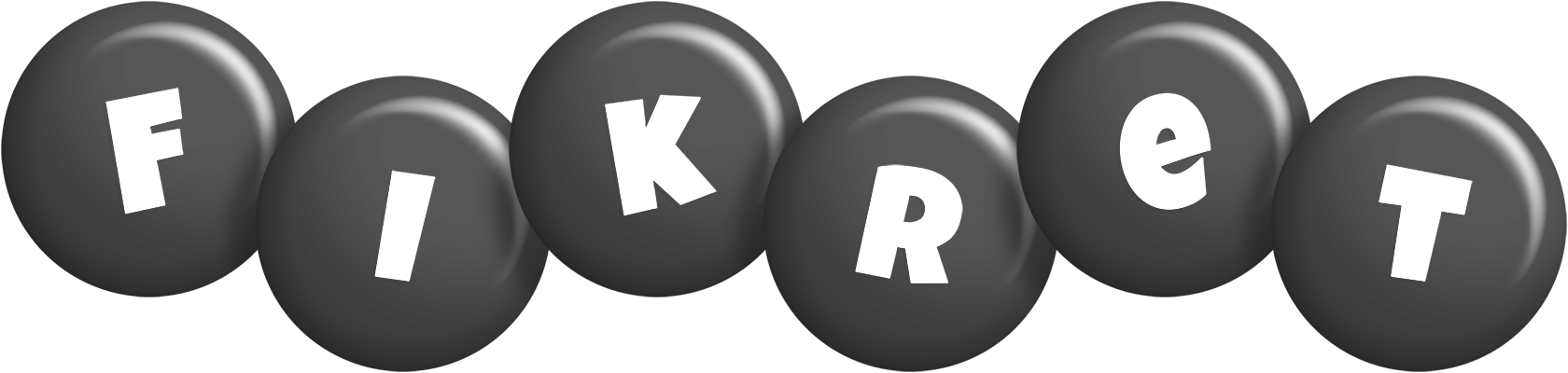 Fikret candy-black logo