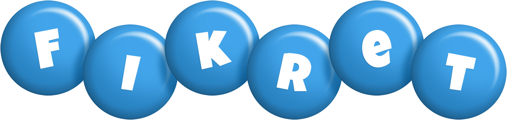 Fikret candy-blue logo