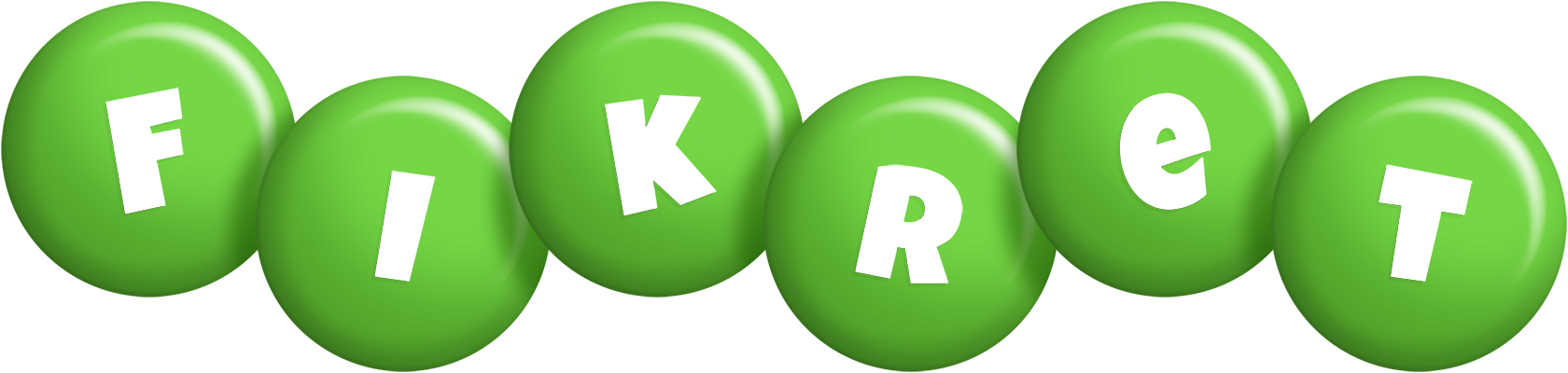Fikret candy-green logo