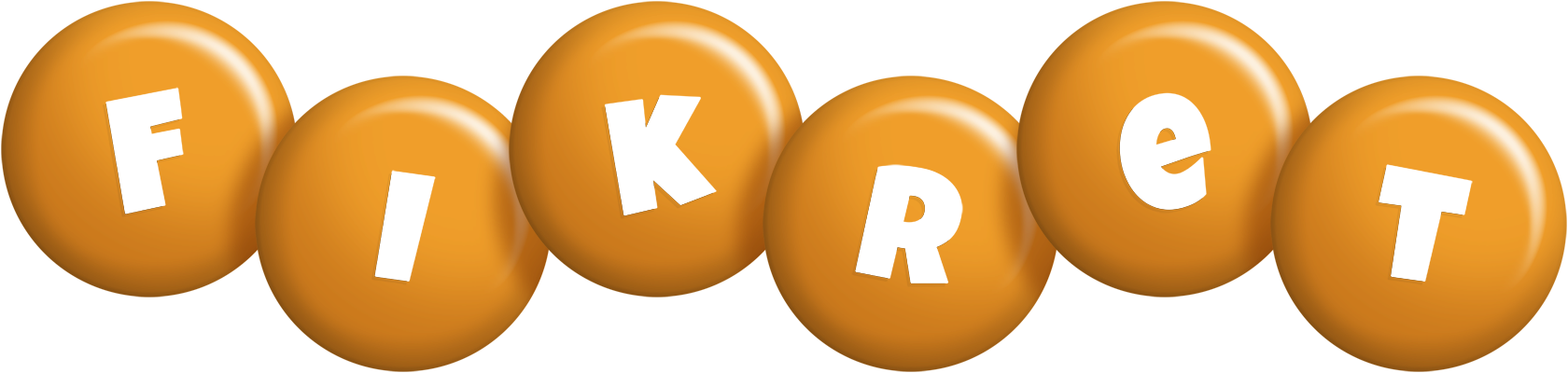 Fikret candy-orange logo