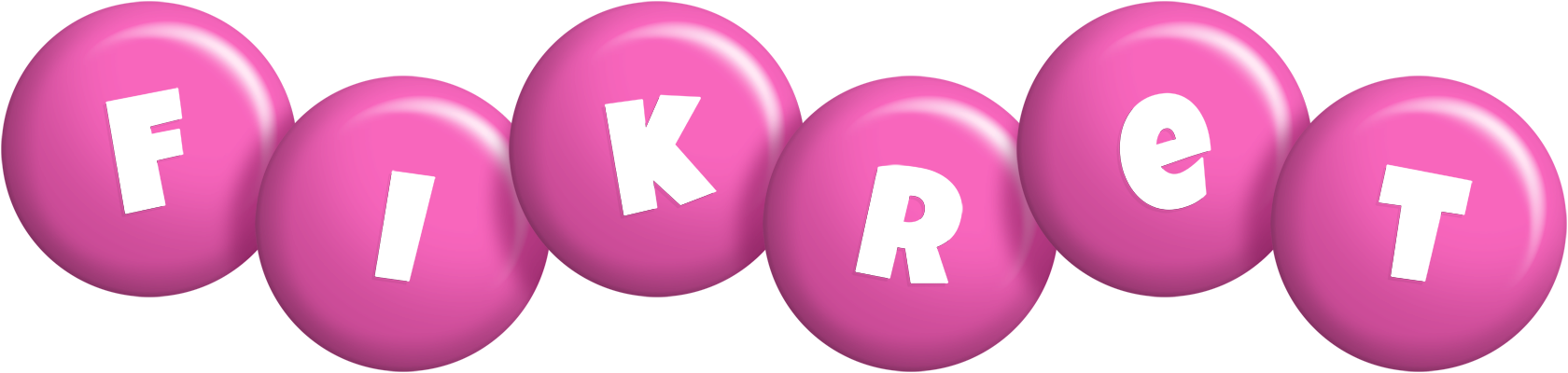Fikret candy-pink logo