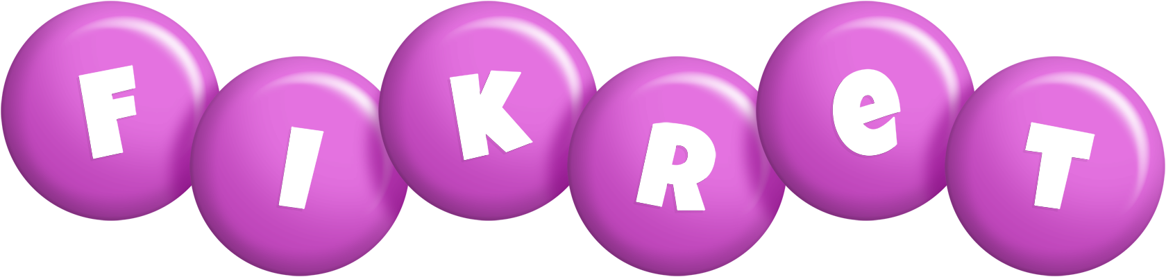 Fikret candy-purple logo