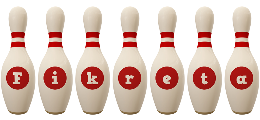 Fikreta bowling-pin logo