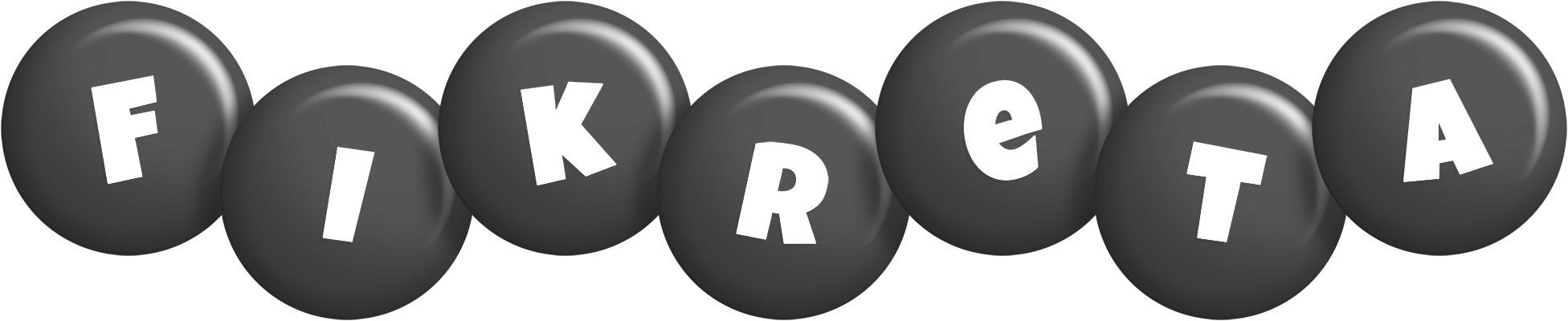 Fikreta candy-black logo