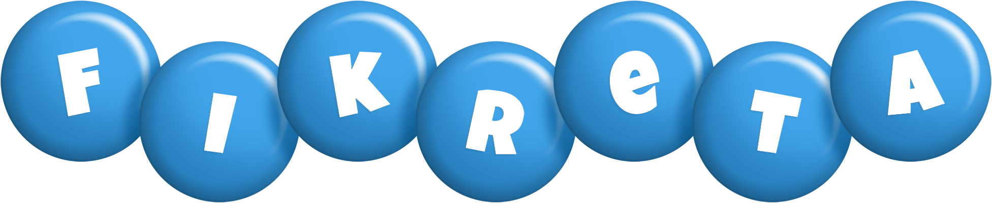 Fikreta candy-blue logo
