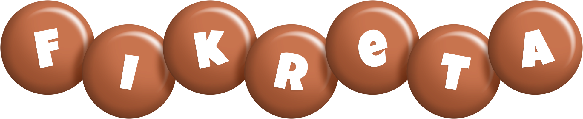Fikreta candy-brown logo
