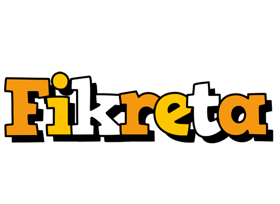 Fikreta cartoon logo