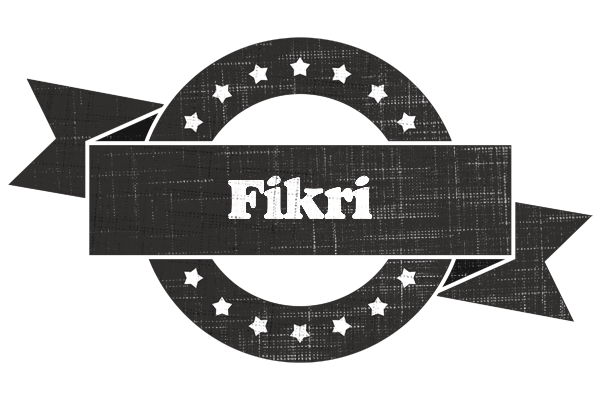 Fikri grunge logo