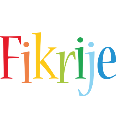 Fikrije birthday logo