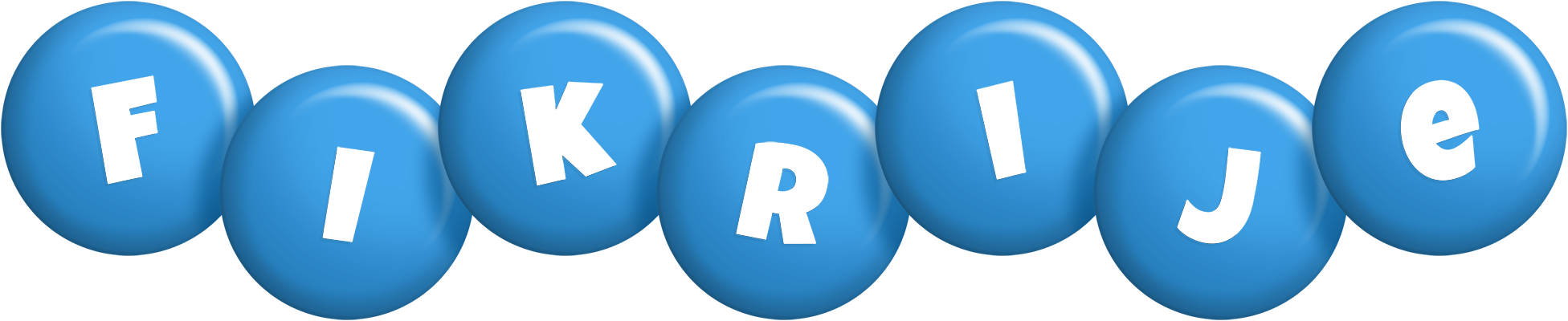 Fikrije candy-blue logo