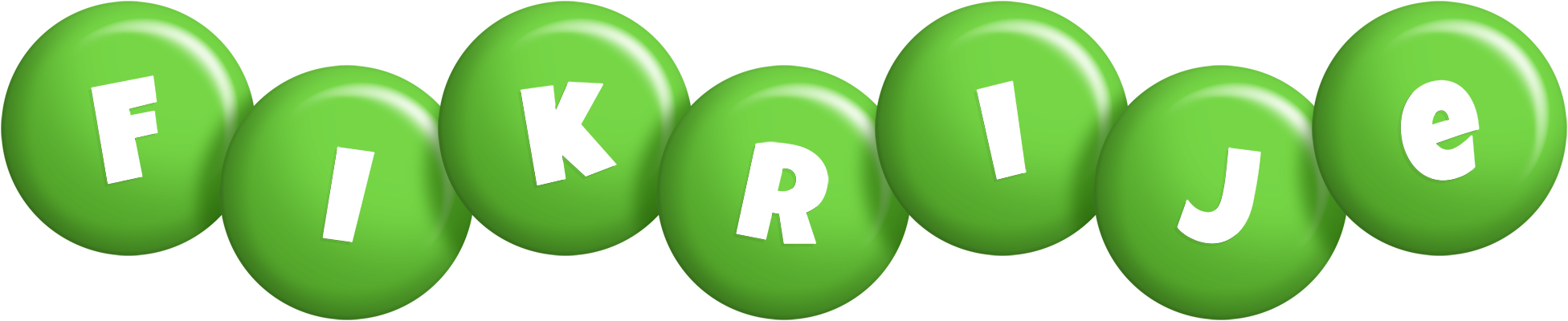 Fikrije candy-green logo