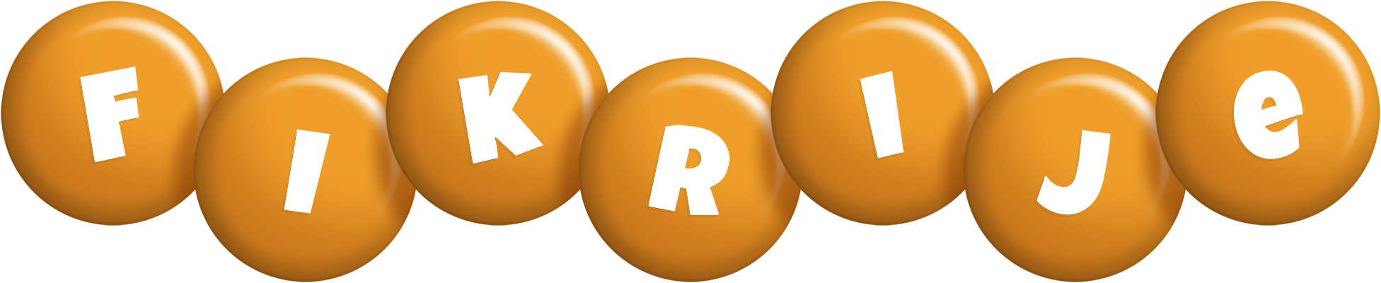 Fikrije candy-orange logo