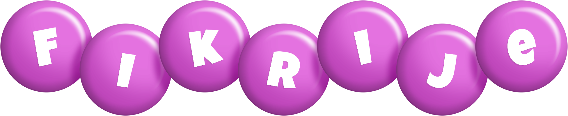 Fikrije candy-purple logo