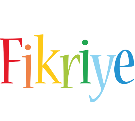 Fikriye birthday logo