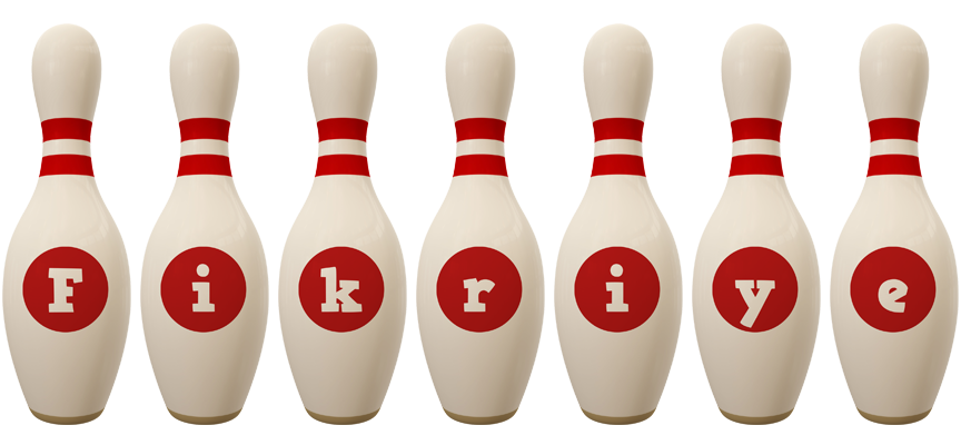 Fikriye bowling-pin logo
