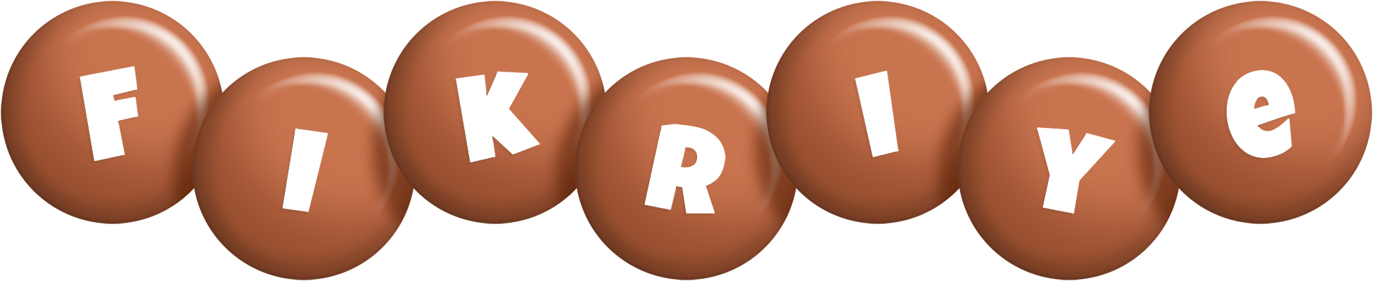 Fikriye candy-brown logo