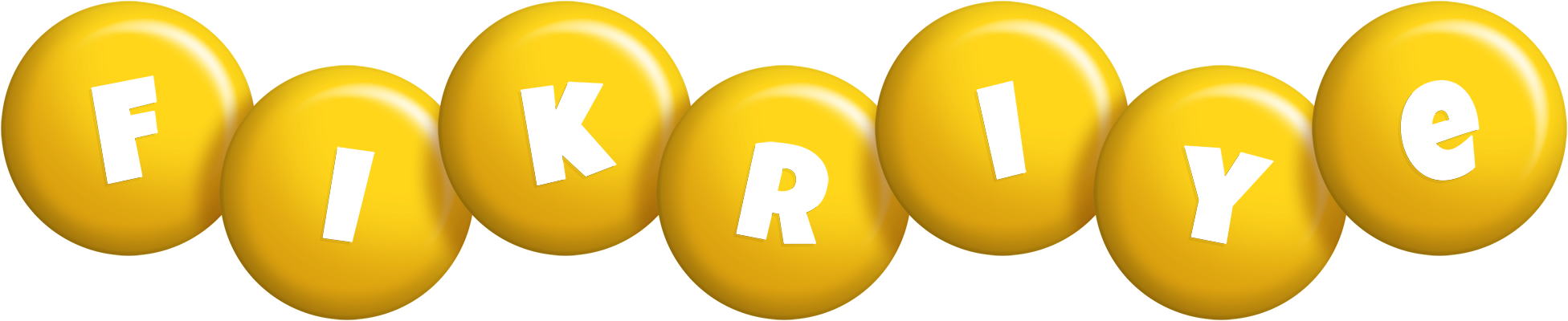 Fikriye candy-yellow logo