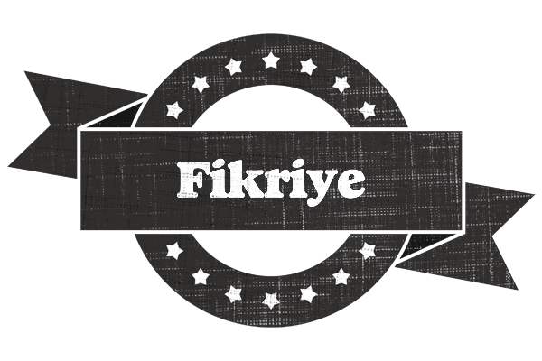 Fikriye grunge logo