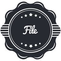 File badge logo