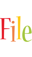 File birthday logo