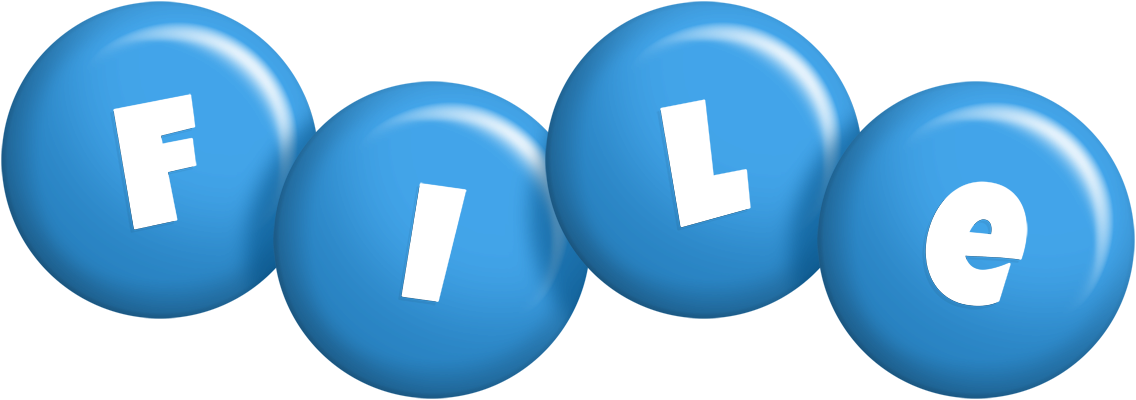 File candy-blue logo
