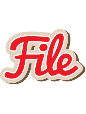 File chocolate logo