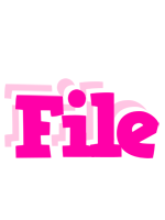 File dancing logo