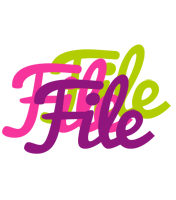 File flowers logo