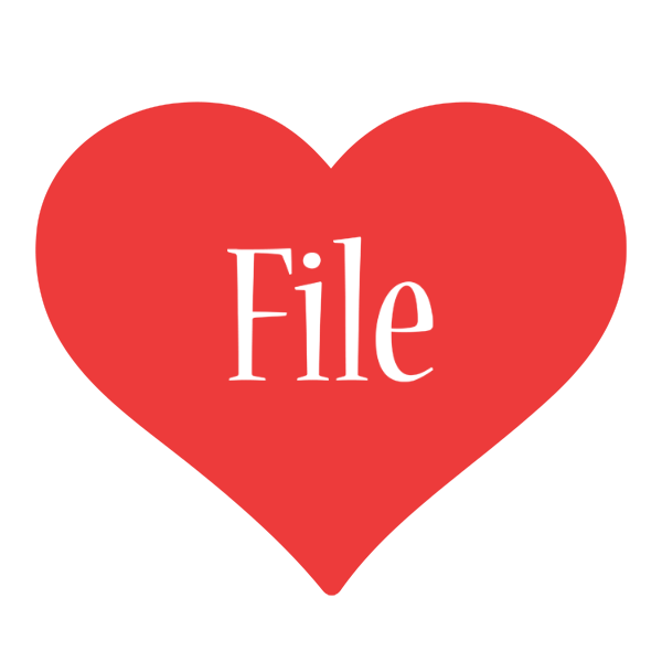 File love logo