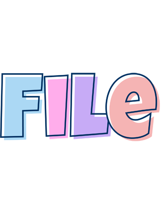File pastel logo