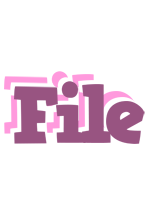 File relaxing logo