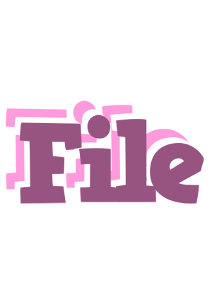 File relaxing logo