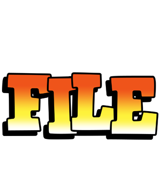 File sunset logo