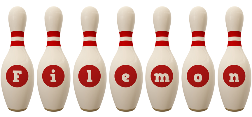 Filemon bowling-pin logo