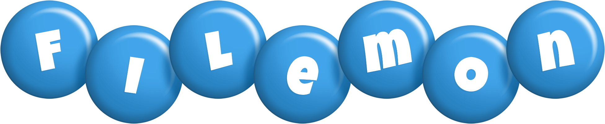 Filemon candy-blue logo