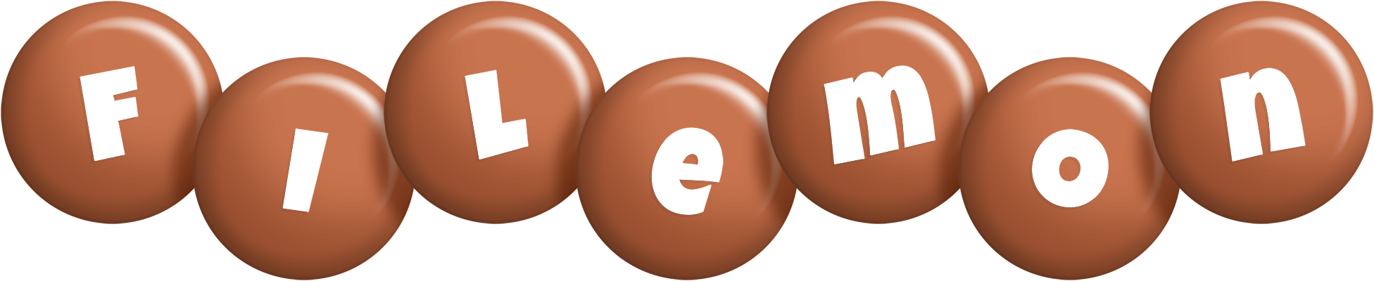 Filemon candy-brown logo