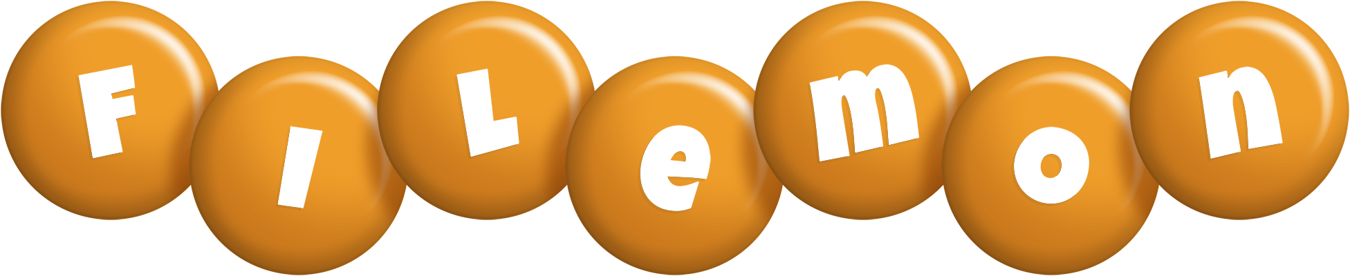 Filemon candy-orange logo