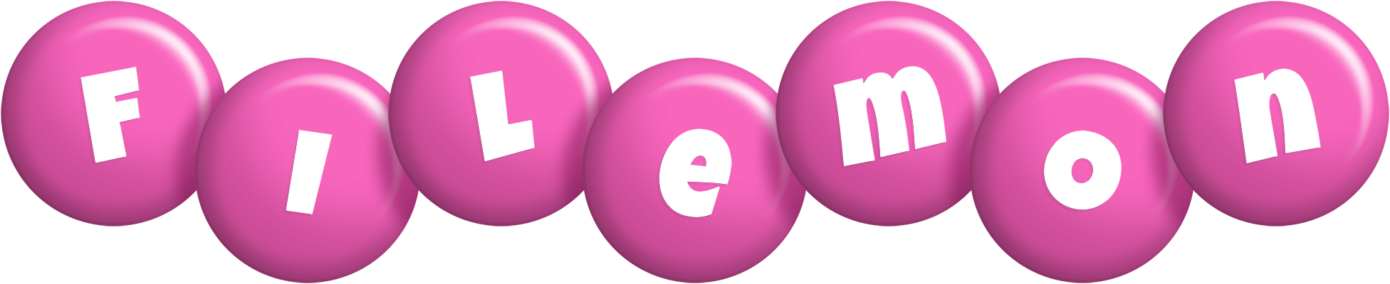 Filemon candy-pink logo