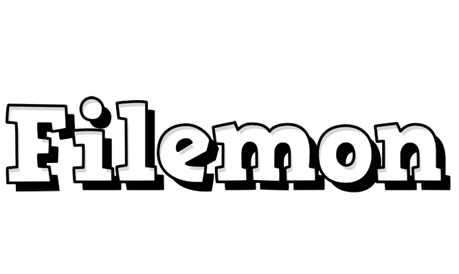 Filemon snowing logo