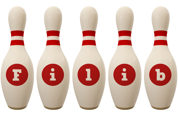 Filib bowling-pin logo
