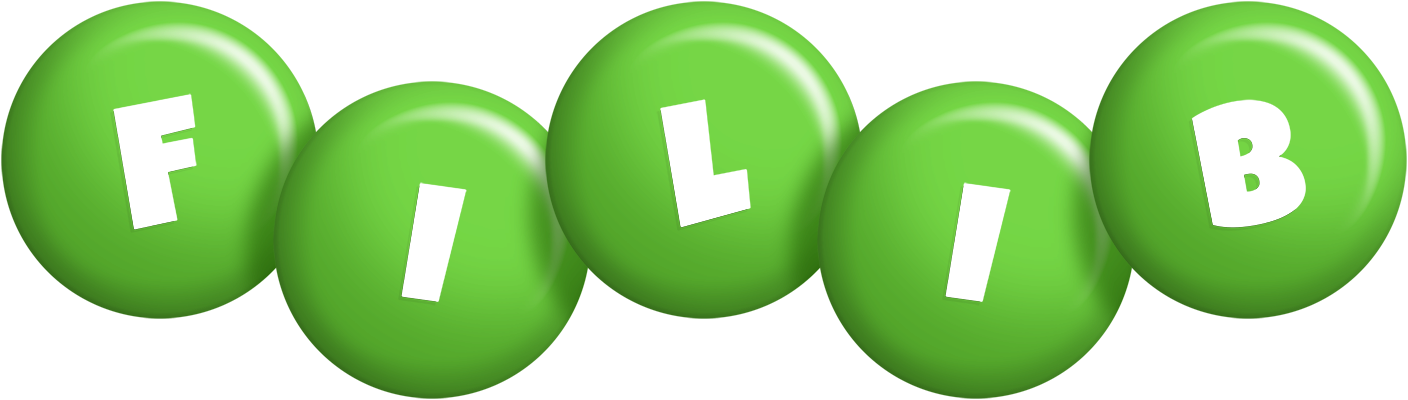 Filib candy-green logo