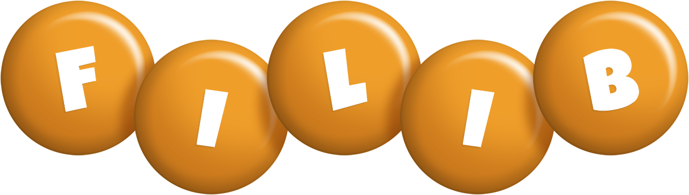 Filib candy-orange logo