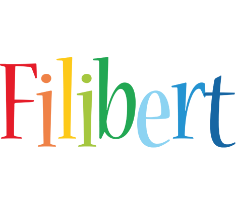 Filibert birthday logo
