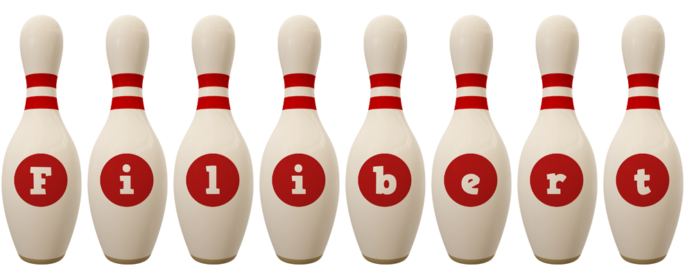 Filibert bowling-pin logo