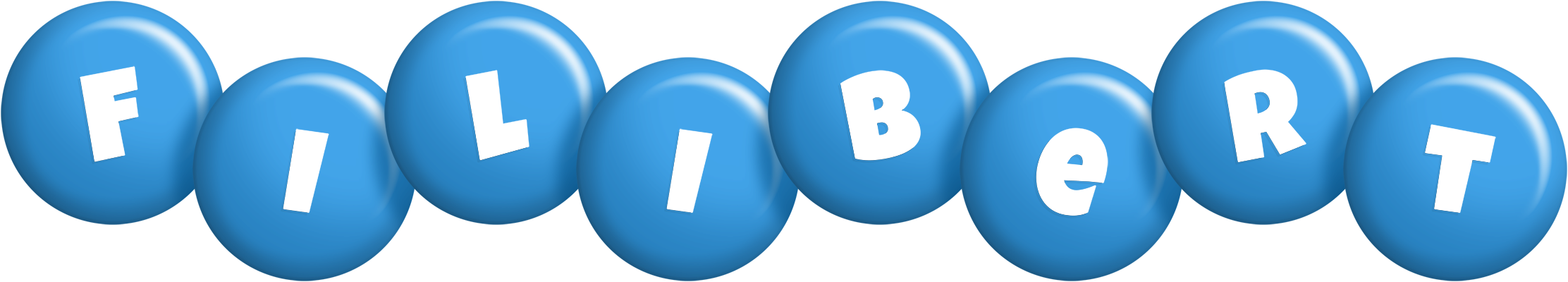 Filibert candy-blue logo