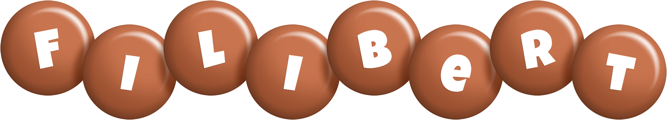 Filibert candy-brown logo
